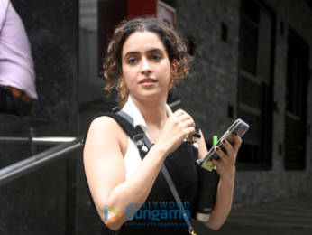 Photos: Sanya Malhotra spotted in Bandra