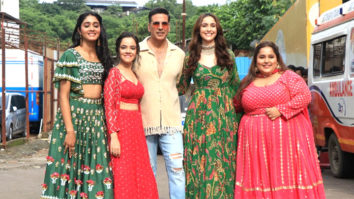 Raksha Bandhan team spotted in traditional outfits