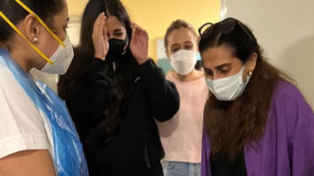 Rhea Kapoor breaks down in tears upon meeting Sonam Kapoor and Anand Ahuja’s baby boy; see first photos of ‘maasi’ and ‘nani’ Sunita Kapoor with the newborn