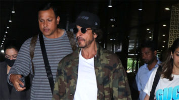 Shah Rukh Khan arrives at the airport sporting a cap