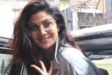 Shilpa Shetty spotted in the city sporting a denim jacket