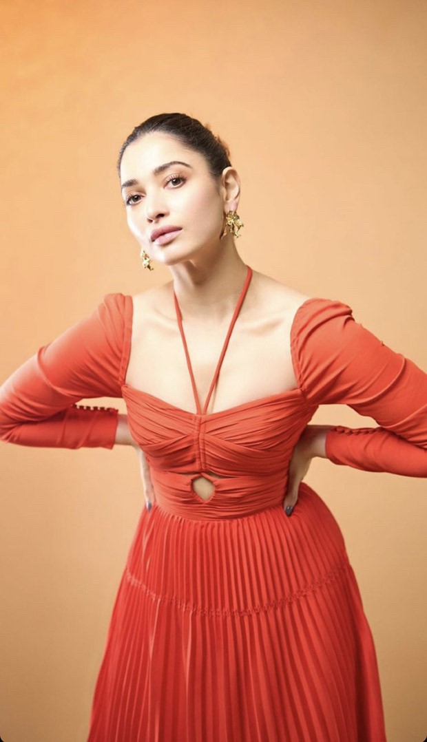Tamannah Bhatia looks chic in Rs. 32k cut-out dress in an event with Hrithik Roshan