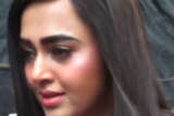 Tejasswi Prakash snapped in a hurry for Naagin shoot