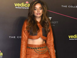 Lisa Mishra makes a statement with her orange outfit