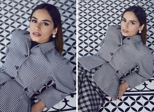 Manushi Chhillar nails fall fashion with her checkered Dior outfit : Bollywood News Manushi Chhillar nails fall fashion with her checkered Dior outfit : Bollywood News