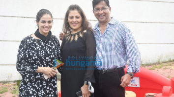 Photos: Genelia D’Souza snapped with her parents at Mount Mary church