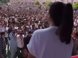 Rashmika Mandanna promtes ‘Goodbye’ in Jaipur
