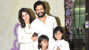 Riteish Deshmukh and Genelia D’souza snapped with their cute kids