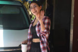 Sara Ali Khan snapped in black gym shorts and flannel