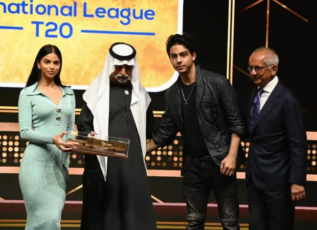 Aryan Khan and Suhana Khan grab the spotlight at trophy unveiling of International League T20 in Dubai; see photos 