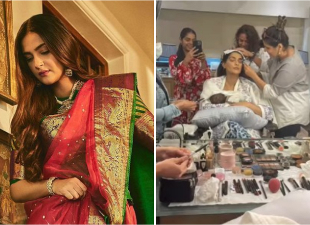 Sonam Kapoor breastfeeds her son Vayu Kapoor Ahuja as she gets ready for Karva Chauth; Anand Ahuja praises her 