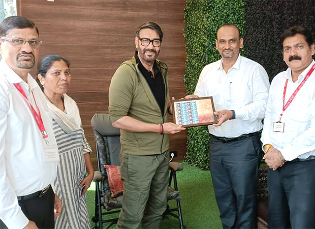 Ajay Devgn expressed 'gratitude' as the Mumbai Postal Region gifts him a special stamp on Philately Day : Bollywood News - Vimarsana News